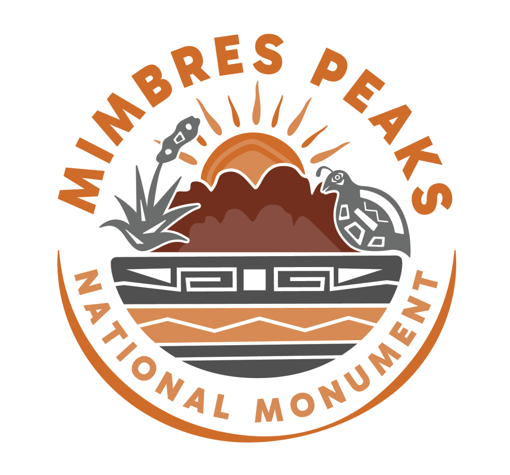 Mimbres Peaks National Monument logo in full color with a white background